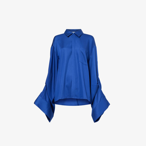 Рубашка из эластичной ткани с защипами на рукавах Leem, цвет cobalt
Рубашка из эластичной ткани с защипами на рукавах Leem, цвет cobalt