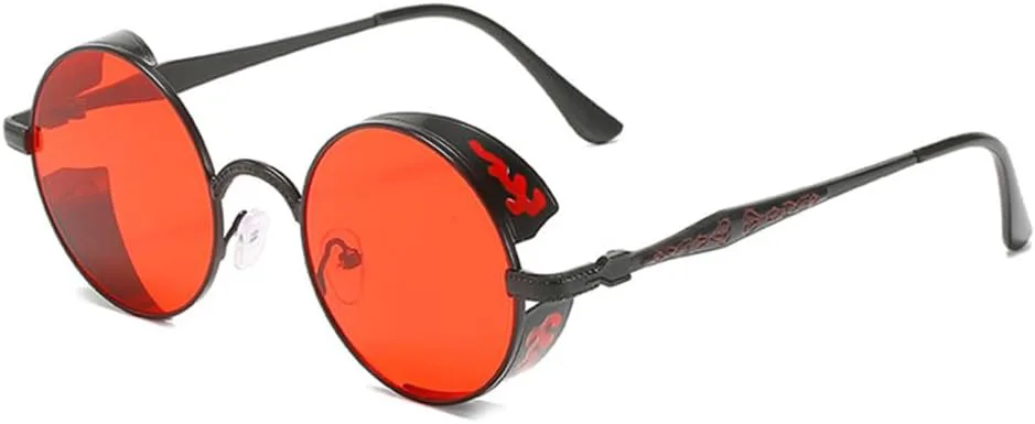 Красные солнцезащитные очки в стиле стимпанк для мужчин, круглые металлические, ретро-аксессуары для женщин, панк-очки, готические очки VFDHN, 6 Black Red
Красные солнцезащитные очки в стиле стимпанк для мужчин, круглые металлические, ретро-аксессуары для женщин, панк-очки, готические очки VFDHN, 6 Black Red