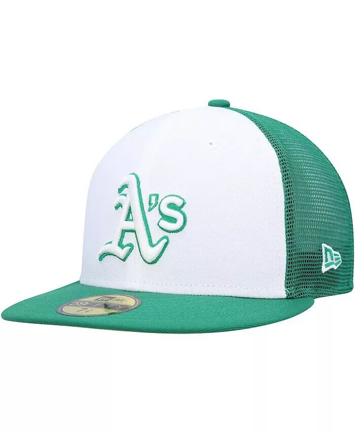 Мужская бело-зеленая кепка Oakland Athletics 2023 для тренировки мяча на поле 59FIFTY New Era
Мужская бело-зеленая кепка Oakland Athletics 2023 для тренировки мяча на поле 59FIFTY New Era