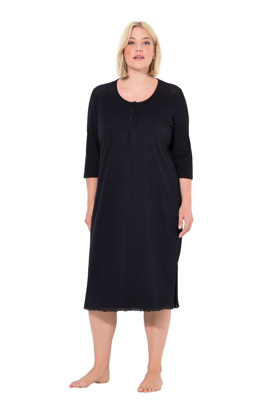 Ночная рубашка Ulla Popken Nightgown, черный
Ночная рубашка Ulla Popken Nightgown, черный