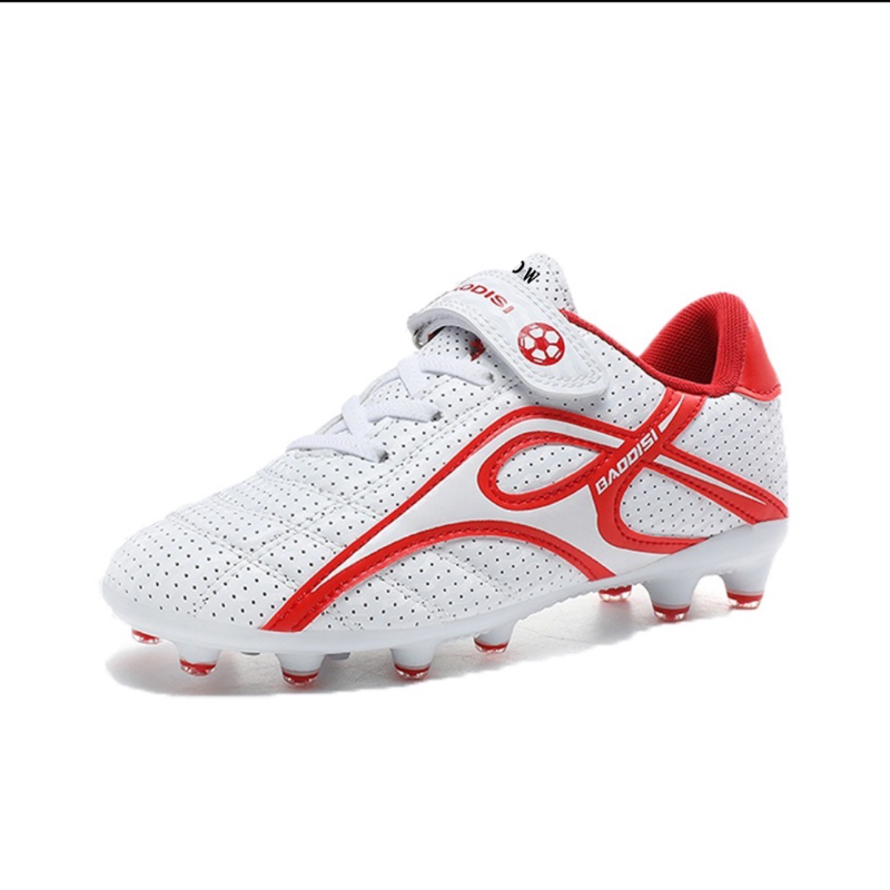 Детские футбольные бутсы с амортизацией ударов и износостойкостью, низкие D&W, белый/красный
Детские футбольные бутсы с амортизацией ударов и износостойкостью, низкие D&W, белый/красный