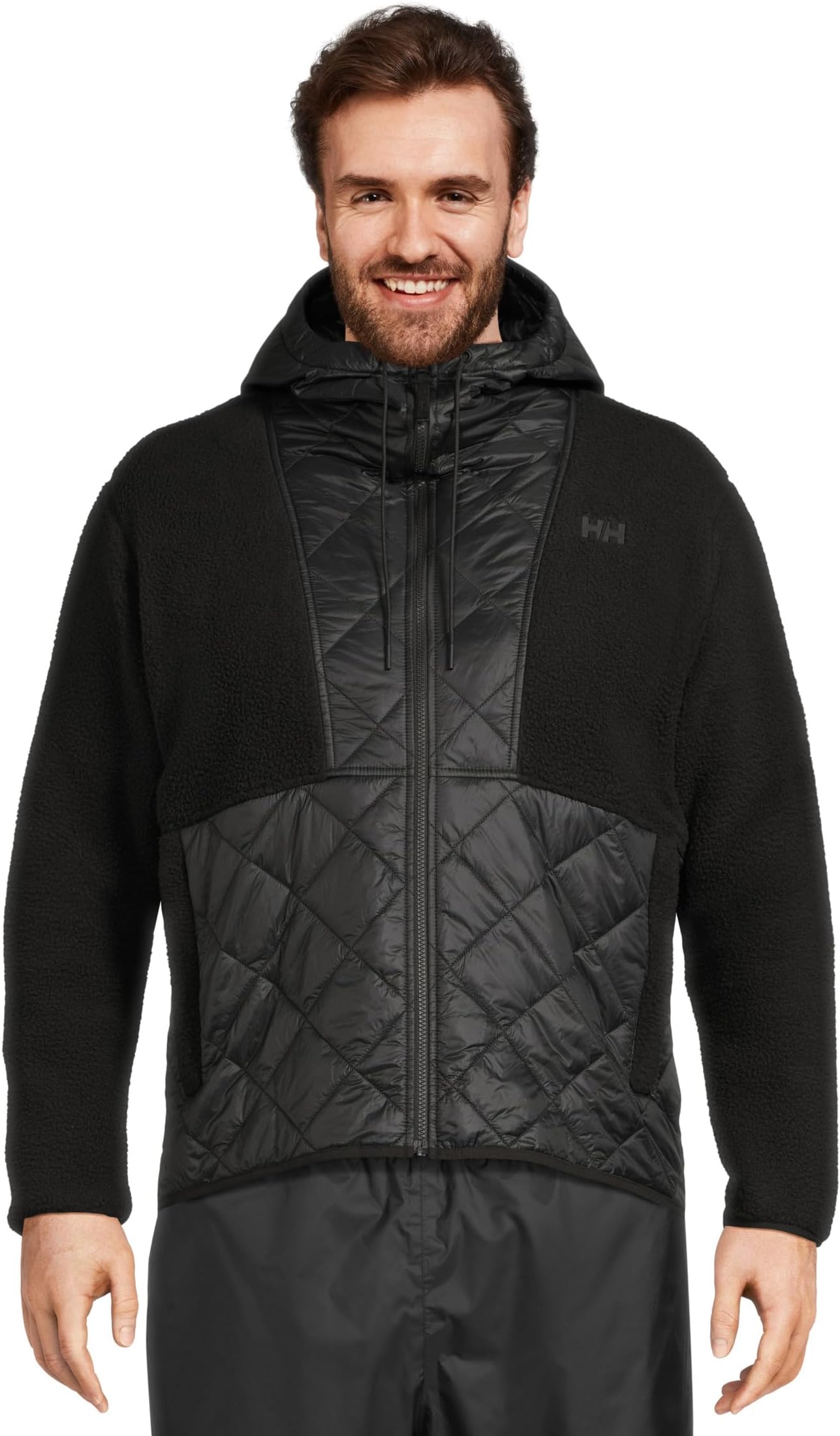 Мужская гибридная куртка Stowe с капюшоном Helly Hansen, Black
Мужская гибридная куртка Stowe с капюшоном Helly Hansen, Black