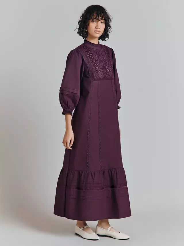 Платье Ghost Frances Cotton Poplin, цвет plum
Платье Ghost Frances Cotton Poplin, цвет plum