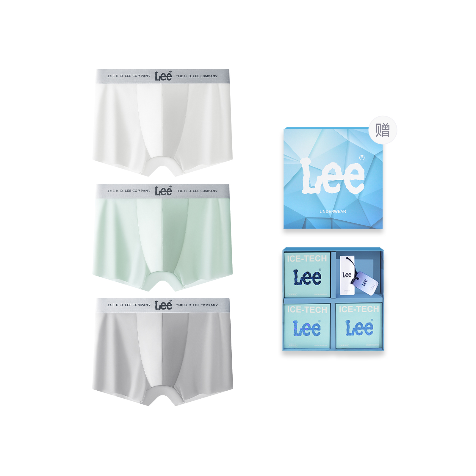 Lee SS23 Ice Series летнее нижнее белье подарочная упаковка мужское 3 шт
Lee SS23 Ice Series летнее нижнее белье подарочная упаковка мужское 3 шт
