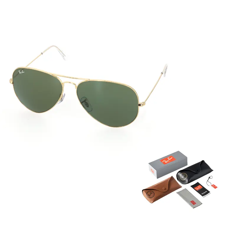 Авиаторские линзы унисекс RayBan, зеленый
Авиаторские линзы унисекс RayBan, зеленый