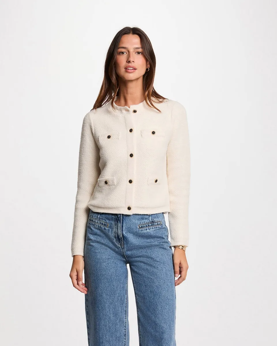 Женский кардиган с длинным рукавом Morgan, бежевый
Женский кардиган с длинным рукавом Morgan, бежевый