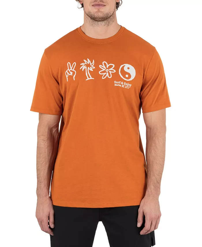 Мужская футболка с коротким рукавом Three Days Hurley, оранжевый
Мужская футболка с коротким рукавом Three Days Hurley, оранжевый