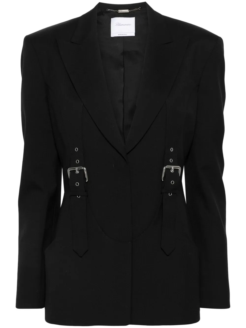 Блейзер с пряжкой BLUMARINE, черный
Блейзер с пряжкой BLUMARINE, черный