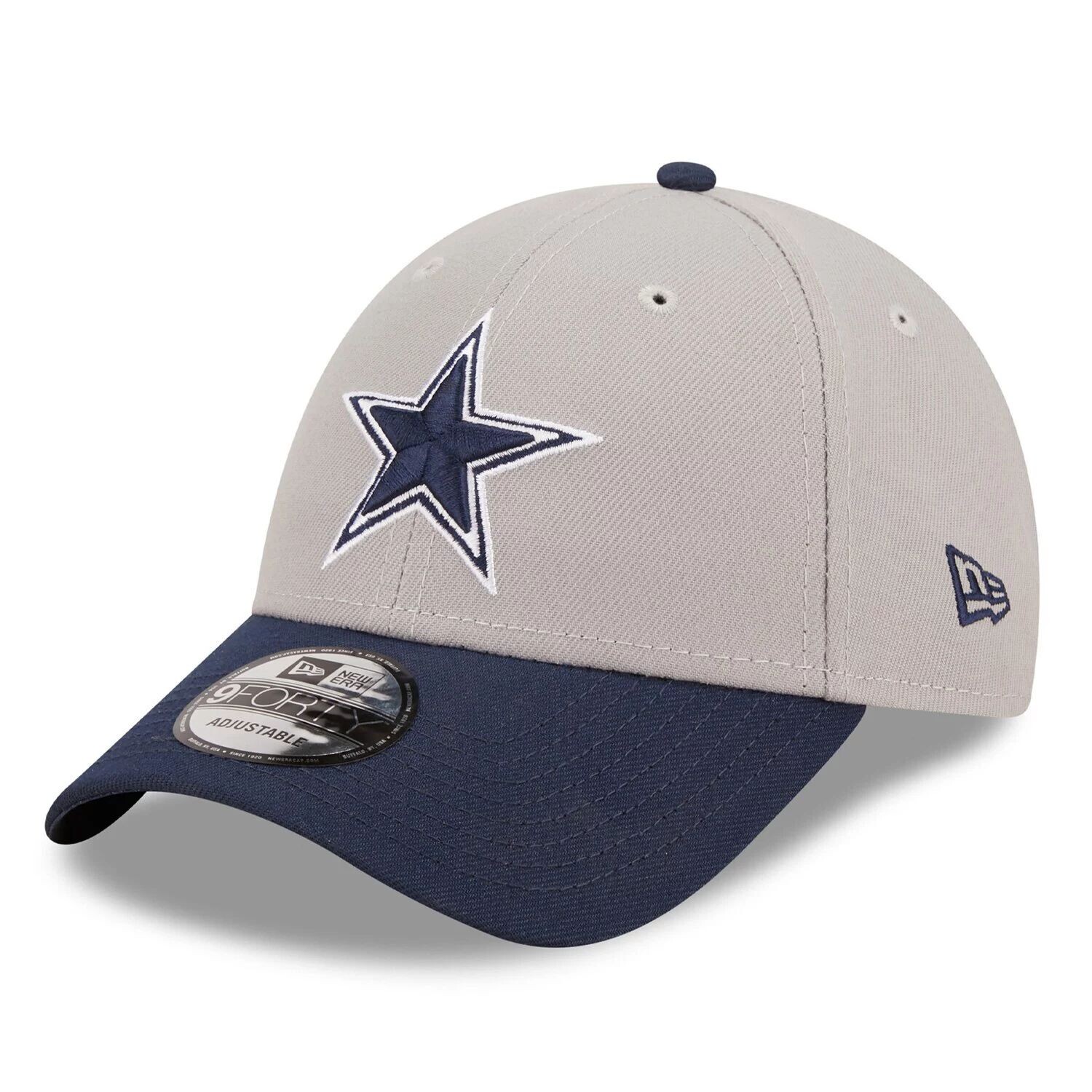Мужская регулируемая кепка New Era серая/темно-синяя Dallas Cowboys The League 2Tone 9FORTY
Мужская регулируемая кепка New Era серая/темно-синяя Dallas Cowboys The League 2Tone 9FORTY
