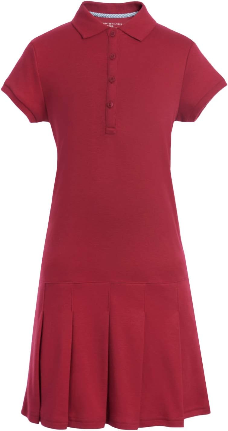Платье-поло с короткими рукавами и плиссировкой Tommy Hilfiger для девочек, школьная форма, Red
Платье-поло с короткими рукавами и плиссировкой Tommy Hilfiger для девочек, школьная форма, Red