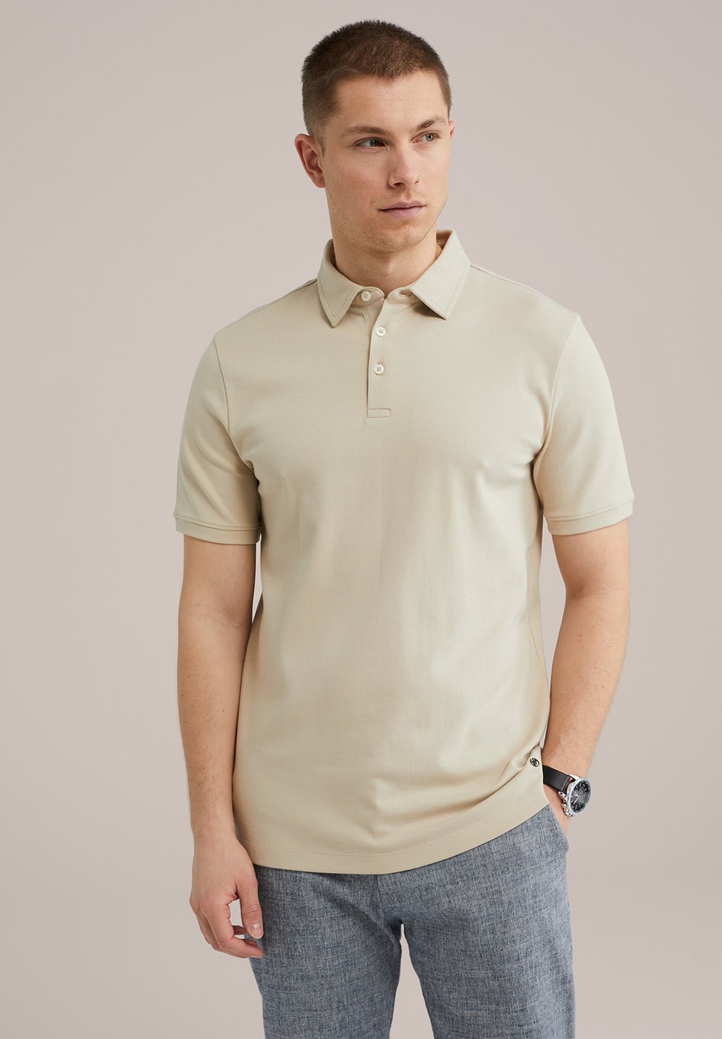 Рубашка поло WE Fashion, бежевый
Рубашка поло WE Fashion, бежевый