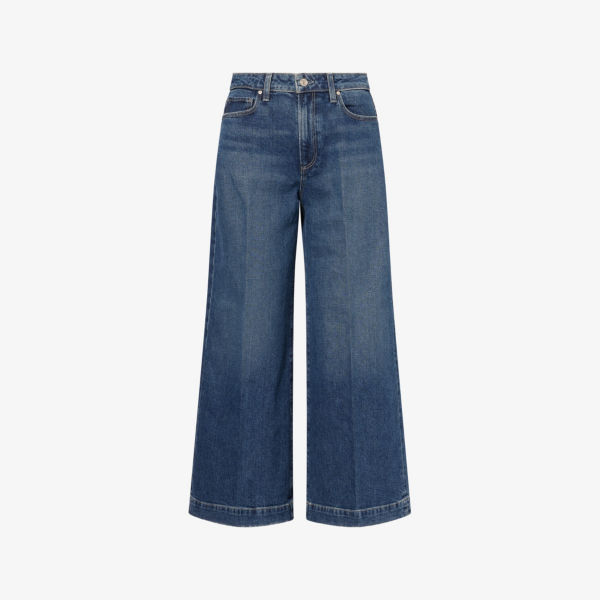 Джинсы широкие Paige с высокой посадкой, синий
Джинсы широкие Paige с высокой посадкой, синий