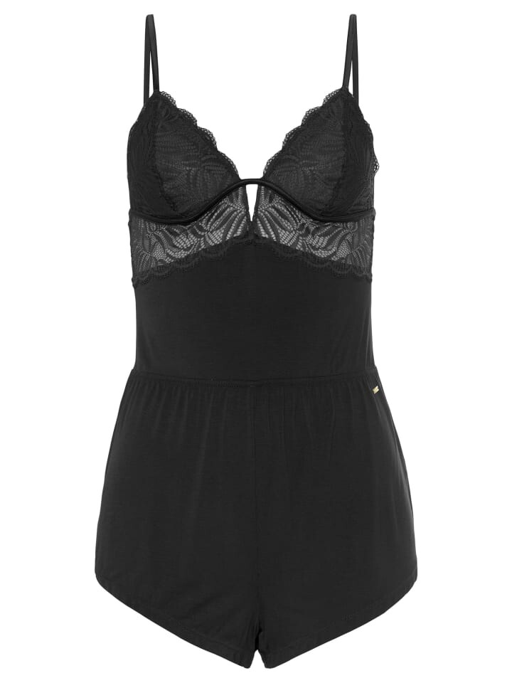 Комбинезон LASCANA, черный
Комбинезон LASCANA, черный