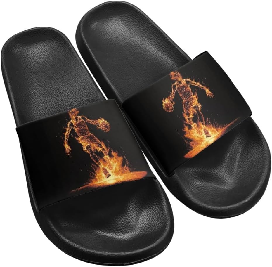 Сандалии слайд для женщин и мужчин, водонепроницаемые душевые тапочки с противоскользящей подошвой, летние быстросохнущие пляжные и бассейновые шлепанцы, размеры 5-12 Generic, Fireman With Basketball
Сандалии слайд для женщин и мужчин, водонепроницаемые душевые тапочки с противоскользящей подошвой, летние быстросохнущие пляжные и бассейновые шлепанцы, размеры 5-12 Generic, Fireman With Basketball