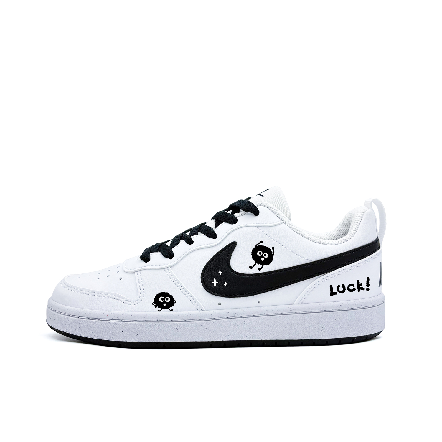 Nike Court Borough Small Coal Ball Synthetic Leather Abrasion Resistant Low top Skateboard Shoes Black White Teenagers
Nike Court Borough Small Coal Ball Synthetic Leather Abrasion Resistant Low top Skateboard Shoes Black White Teenagers