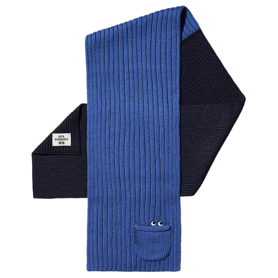 UNIQLO Акриловый шерстяной полиамидный вязаный шарф унисекс разноцветный, Royal Blue
UNIQLO Акриловый шерстяной полиамидный вязаный шарф унисекс разноцветный, Royal Blue