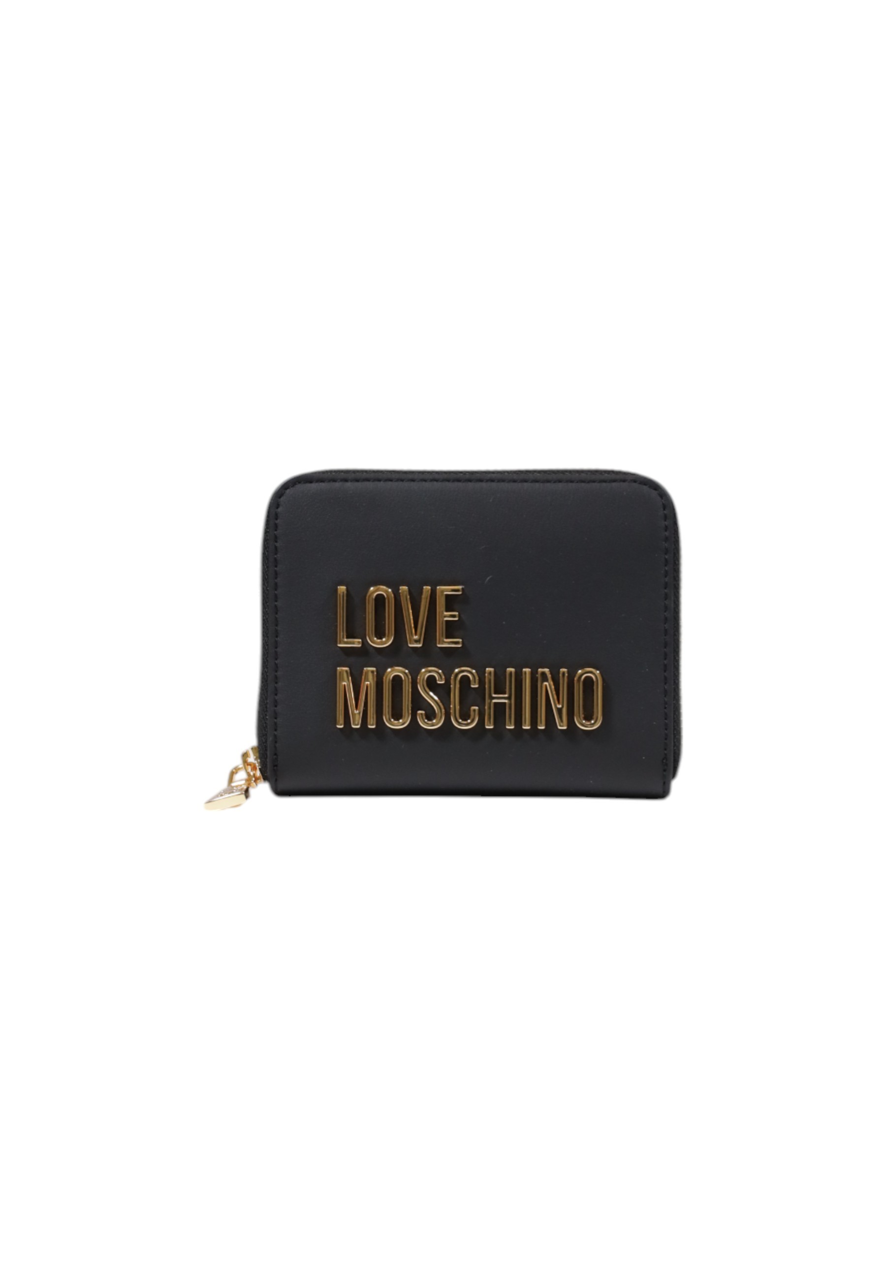 Кошелек женский Love Moschino с большим логотипом, черный 
Кошелек женский Love Moschino с большим логотипом, черный