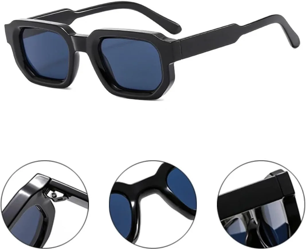 Солнцезащитные очки для мужчин и женщин - защита UV400 - синий, панк, маленькая оправа, для занятий спортом на открытом воздухе и вождения DSVIGF, Black Blue
Солнцезащитные очки для мужчин и женщин - защита UV400 - синий, панк, маленькая оправа, для занятий спортом на открытом воздухе и вождения DSVIGF, Black Blue