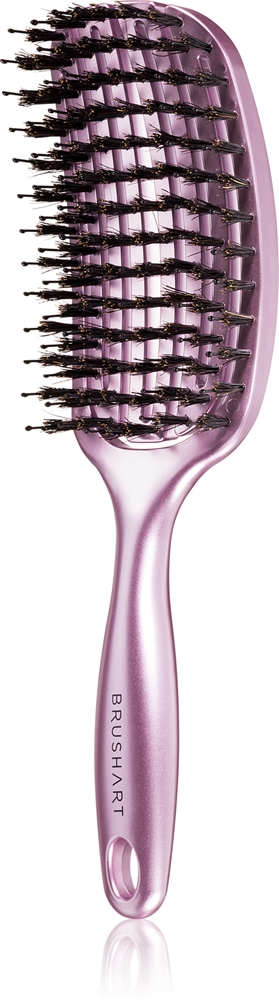 Расческа для волос с отверстием для укладки волос и щетиной кабана, нейлоновая щетина и щетина кабана Brushart, medium
Расческа для волос с отверстием для укладки волос и щетиной кабана, нейлоновая щетина и щетина кабана Brushart, medium