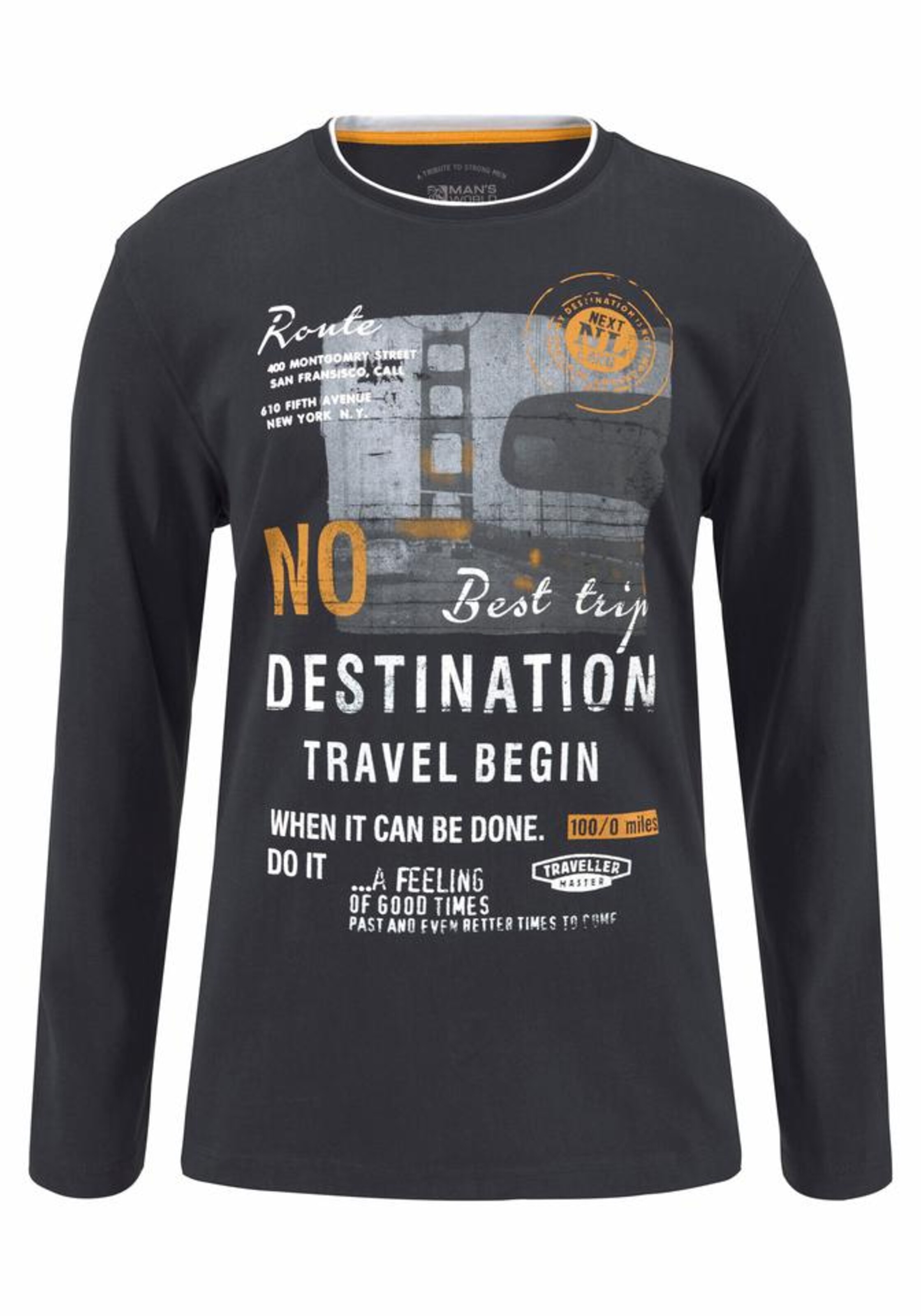 Man's World Лонгслив в цвете Night Blue
Man's World Лонгслив в цвете Night Blue