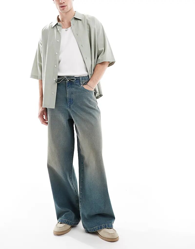 Супер мешковатые джинсы ASOS DESIGN, средне-синие
Супер мешковатые джинсы ASOS DESIGN, средне-синие