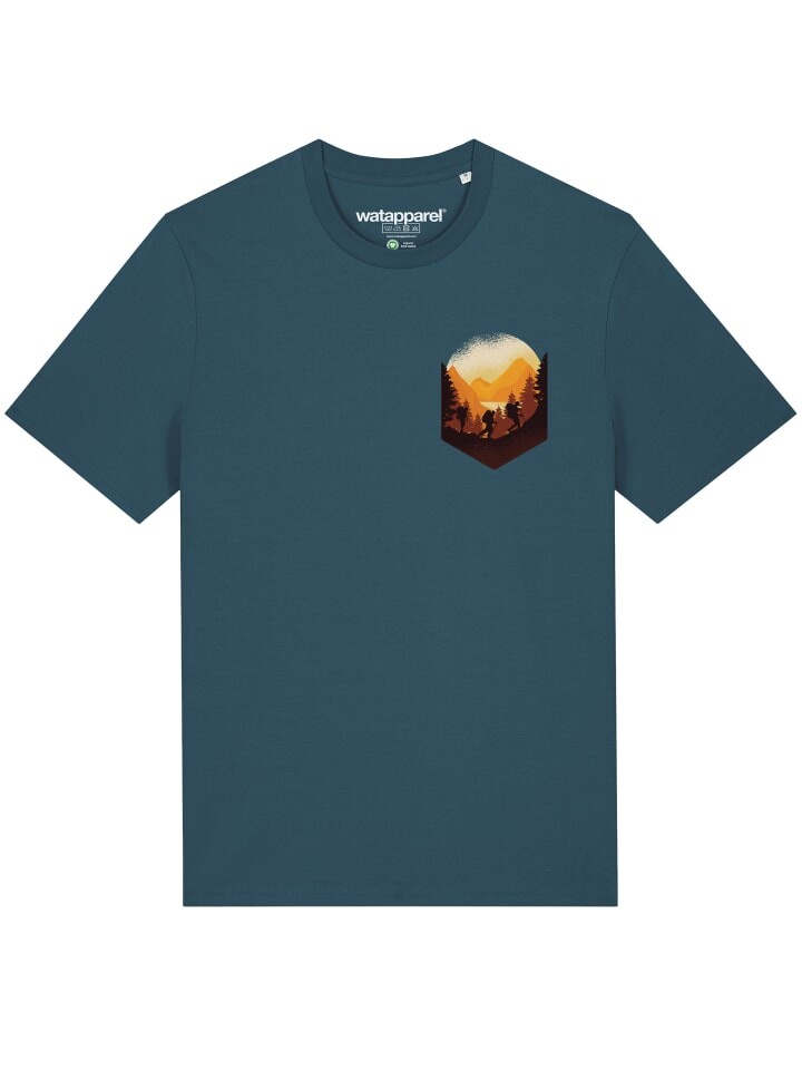 Футболка wat Apparel, синий 
Футболка wat Apparel, синий