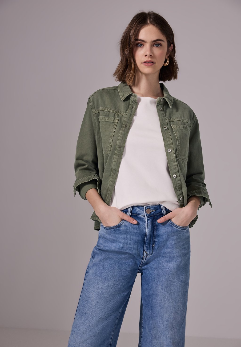 Джинсовая куртка CROPPED Street One Studio, оливковый, Зеленый, Джинсовая куртка CROPPED Street One Studio, оливковый 
Джинсовая куртка CROPPED Street One Studio, оливковый, Зеленый, Джинсовая куртка CROPPED Street One Studio, оливковый