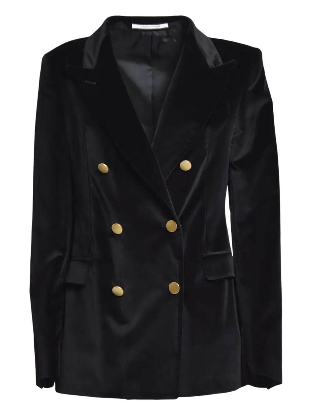 Бархатный двубортный пиджак Tagliatore, черный
Бархатный двубортный пиджак Tagliatore, черный