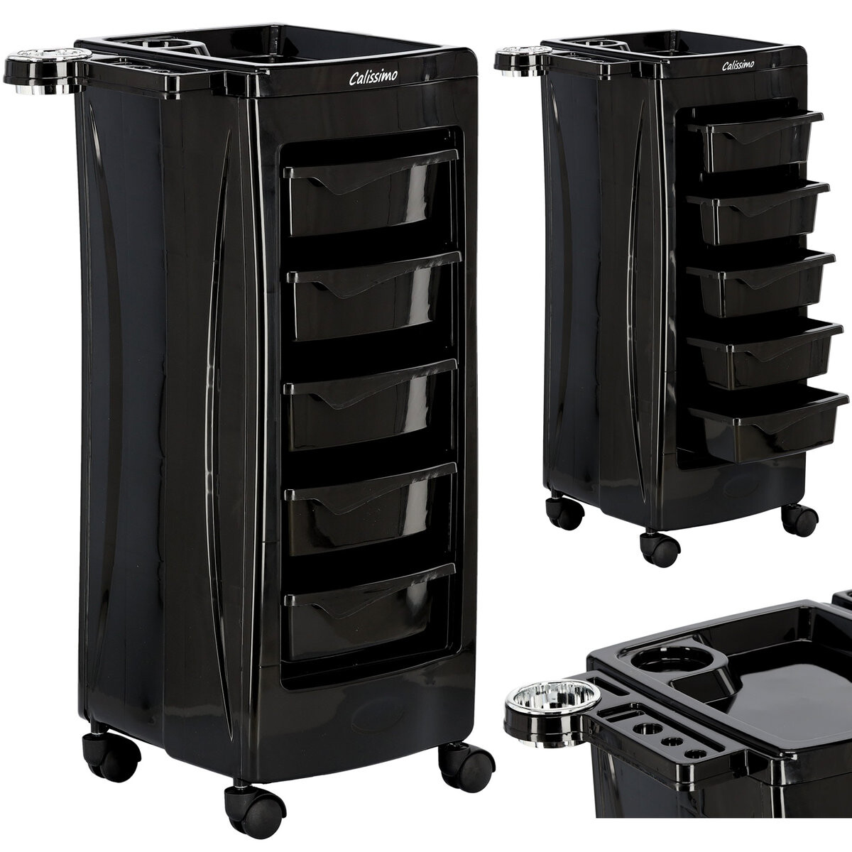 Тележка парикмахерская для окрашивания, шкаф с выдвижными ящиками на колесах Calissimo
Тележка парикмахерская для окрашивания, шкаф с выдвижными ящиками на колесах Calissimo