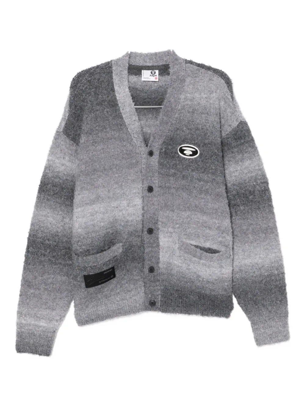 Кардиган с вышитым логотипом AAPE BY *A BATHING APE, серый
Кардиган с вышитым логотипом AAPE BY *A BATHING APE, серый