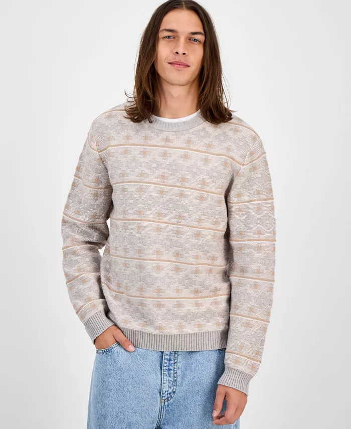 Мужской свитер Archer с длинным рукавом и круглой горловиной Sun + Stone
Мужской свитер Archer с длинным рукавом и круглой горловиной Sun + Stone