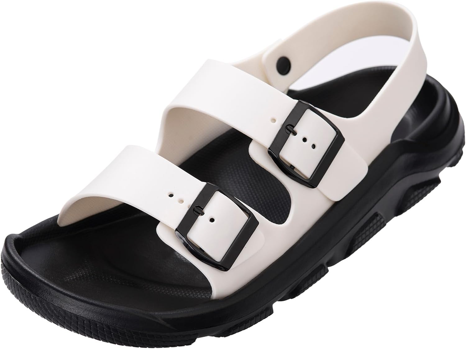 Мужские летние сандалии Harssidanzar с двумя пряжками, регулируемые шлепанцы, плоские пляжные сандалии KM242US, белый
Мужские летние сандалии Harssidanzar с двумя пряжками, регулируемые шлепанцы, плоские пляжные сандалии KM242US, белый