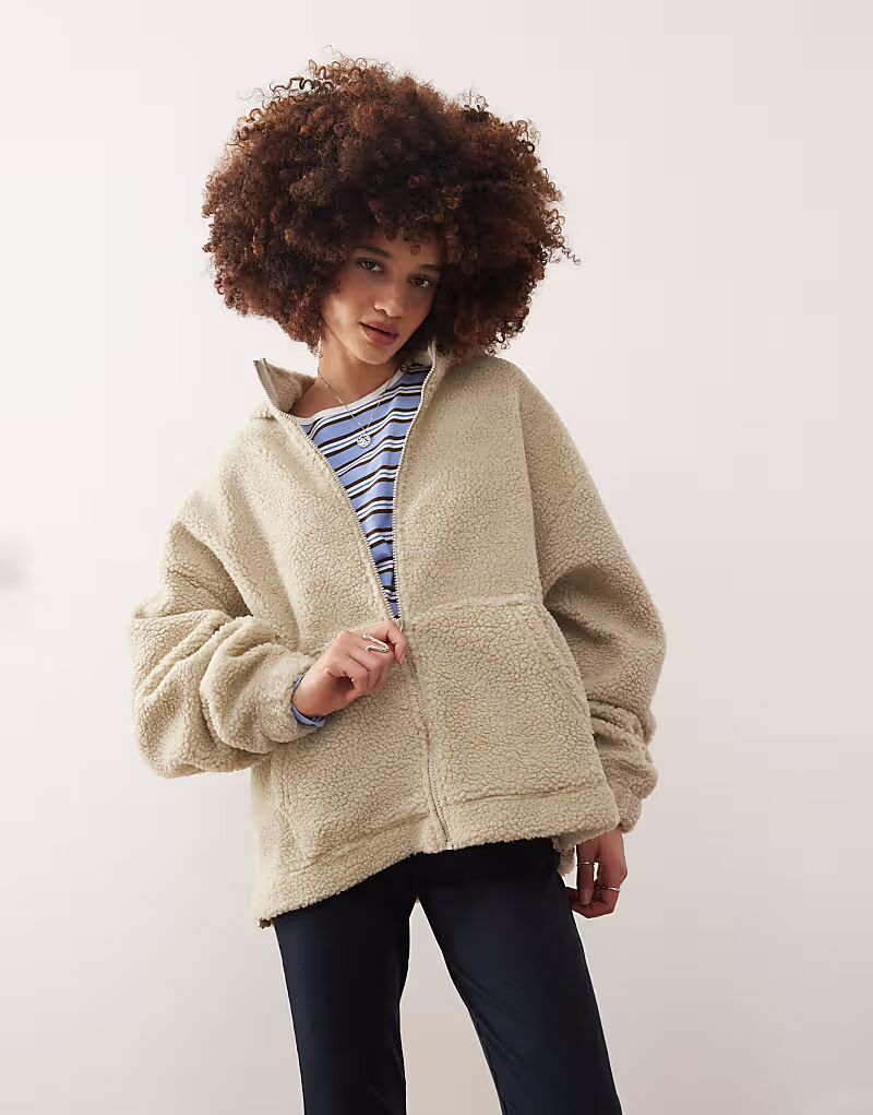 COLLUSION Борг худи на молнии в цвете экрю
COLLUSION Борг худи на молнии в цвете экрю