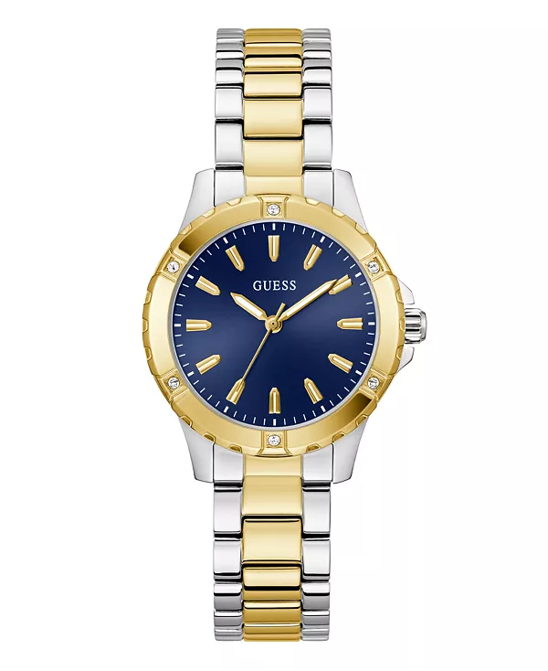 Женские двухцветные аналоговые часы, 35 мм Guess, two-tone
Женские двухцветные аналоговые часы, 35 мм Guess, two-tone