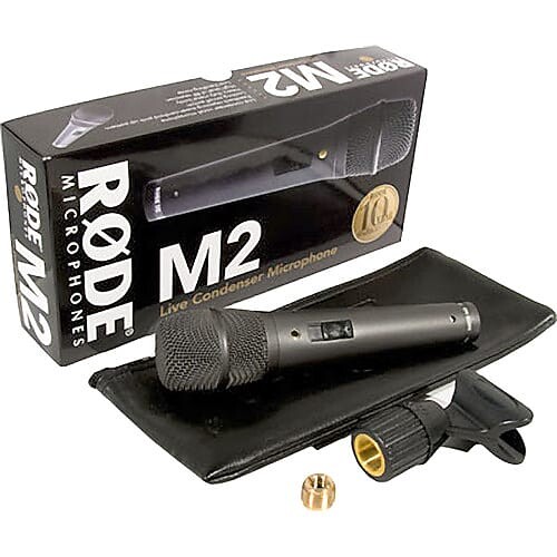 Конденсаторный микрофон RODE M2 Handheld Condenser Microphone
Конденсаторный микрофон RODE M2 Handheld Condenser Microphone