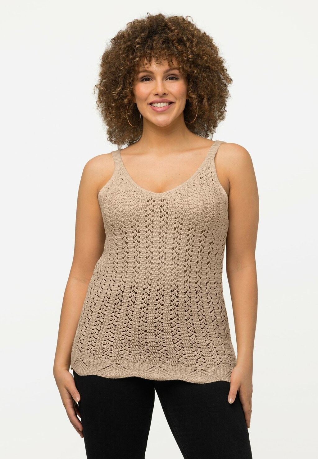 Топ Ulla Popken, бежевый
Топ Ulla Popken, бежевый