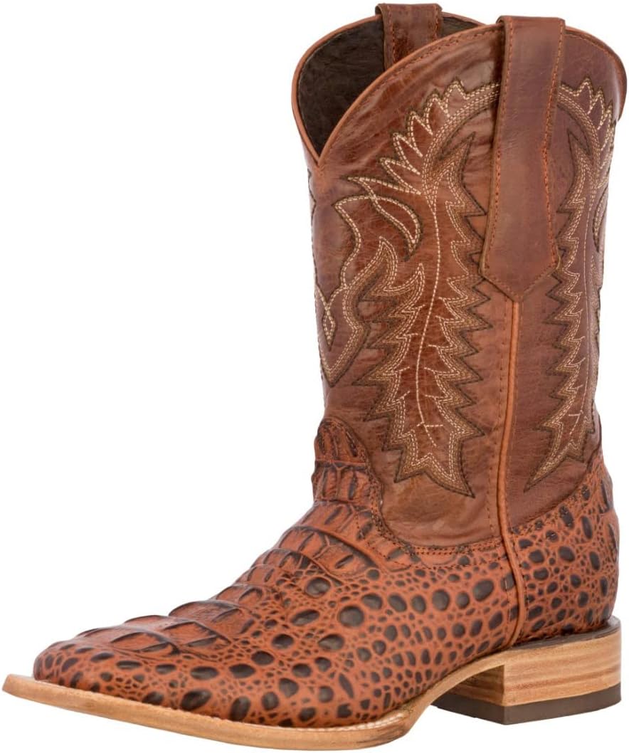 Мужские ковбойские сапоги Texas Legacy из коньячной кожи с квадратным носком и тиснением под крокодила, Cognac
Мужские ковбойские сапоги Texas Legacy из коньячной кожи с квадратным носком и тиснением под крокодила, Cognac