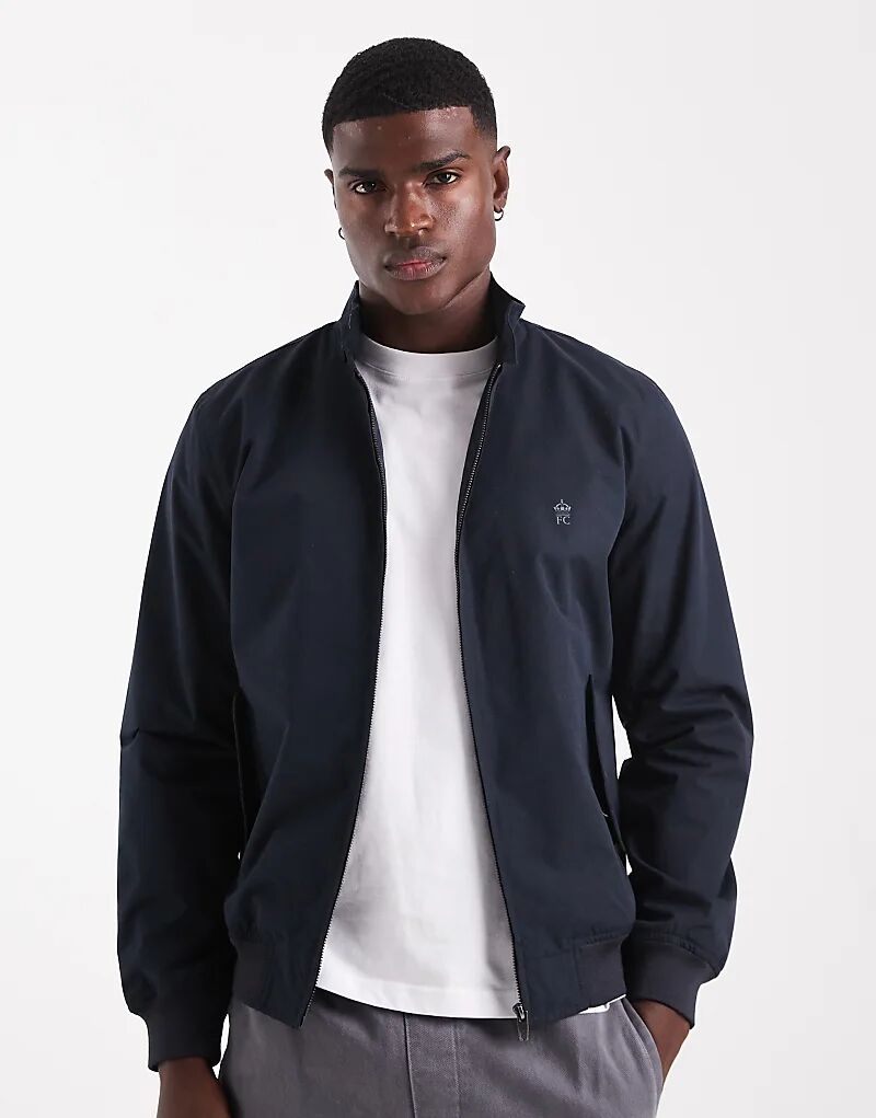 Куртка харрингтон French Connection с воротником-воронкой темно-синего цвета
Куртка харрингтон French Connection с воротником-воронкой темно-синего цвета