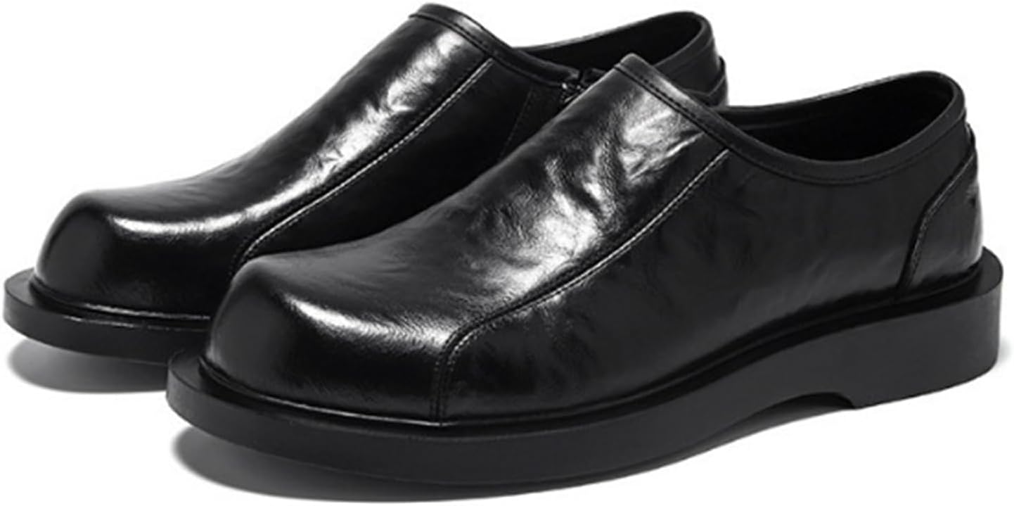 Мужские лоферы ADMLZQQ с молнией, с кожаной подкладкой, квадратный носок, для повседневной, выходной и формальной работы, черный
Мужские лоферы ADMLZQQ с молнией, с кожаной подкладкой, квадратный носок, для повседневной, выходной и формальной работы, черный