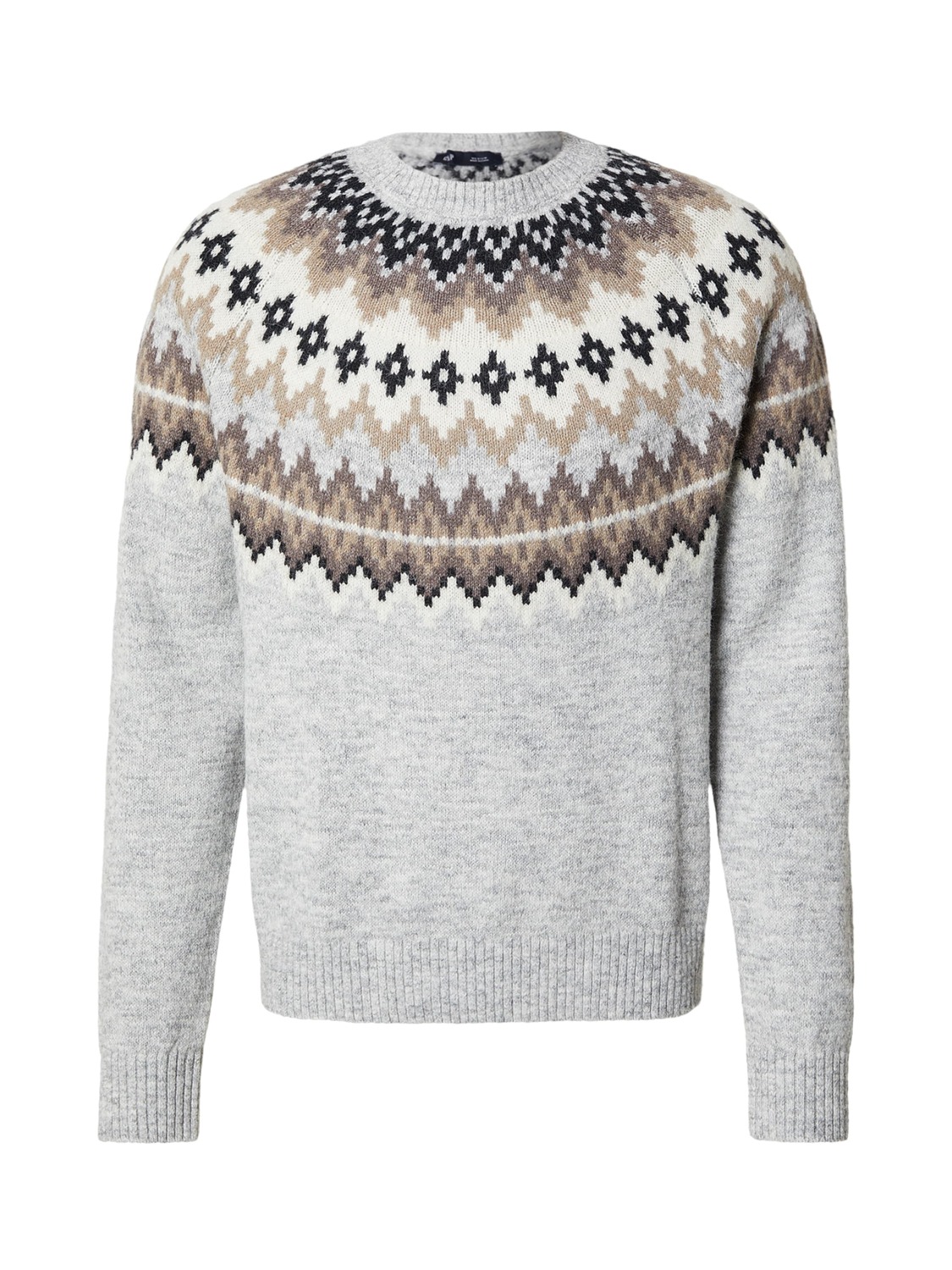 GAP Свитер 'FAIR ISLE YOKE' в крапчатом сером цвете
GAP Свитер 'FAIR ISLE YOKE' в крапчатом сером цвете