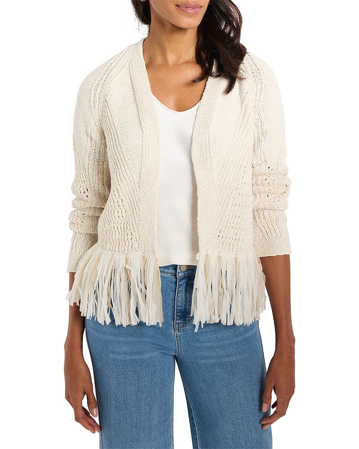Кардиган-свитер с бахромой из ленты NIC+ZOE, белый
Кардиган-свитер с бахромой из ленты NIC+ZOE, белый