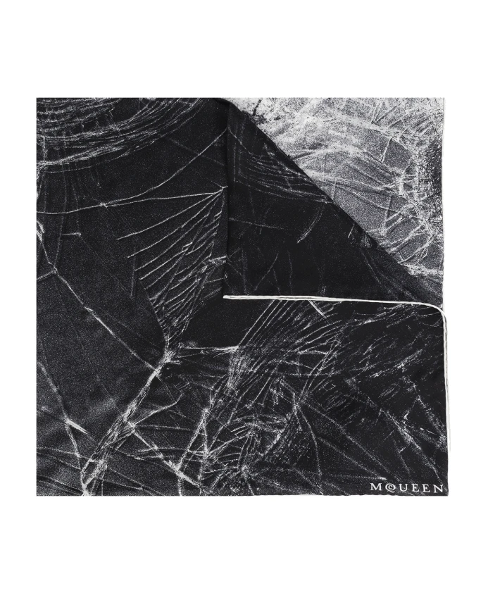 Шелковый шарф Alexander Mcqueen, черный
Шелковый шарф Alexander Mcqueen, черный