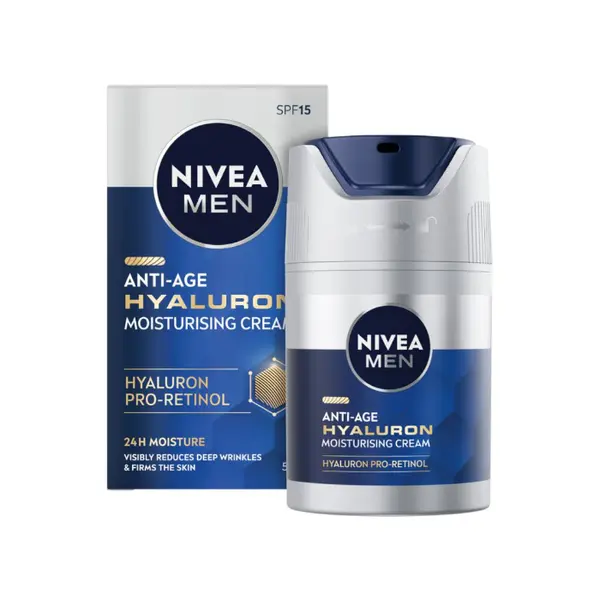 Крем для лица против морщин с spf15, 50 мл Nivea Men
Крем для лица против морщин с spf15, 50 мл Nivea Men