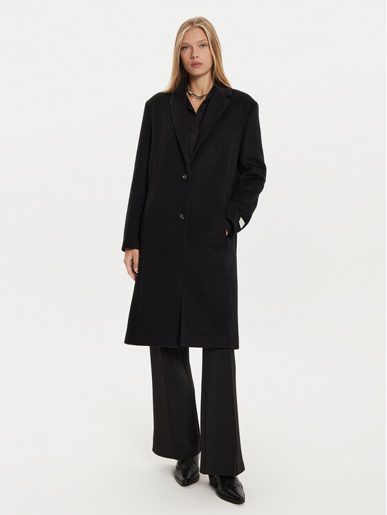 Шерстяное пальто обычного кроя Calvin Klein, черный
Шерстяное пальто обычного кроя Calvin Klein, черный