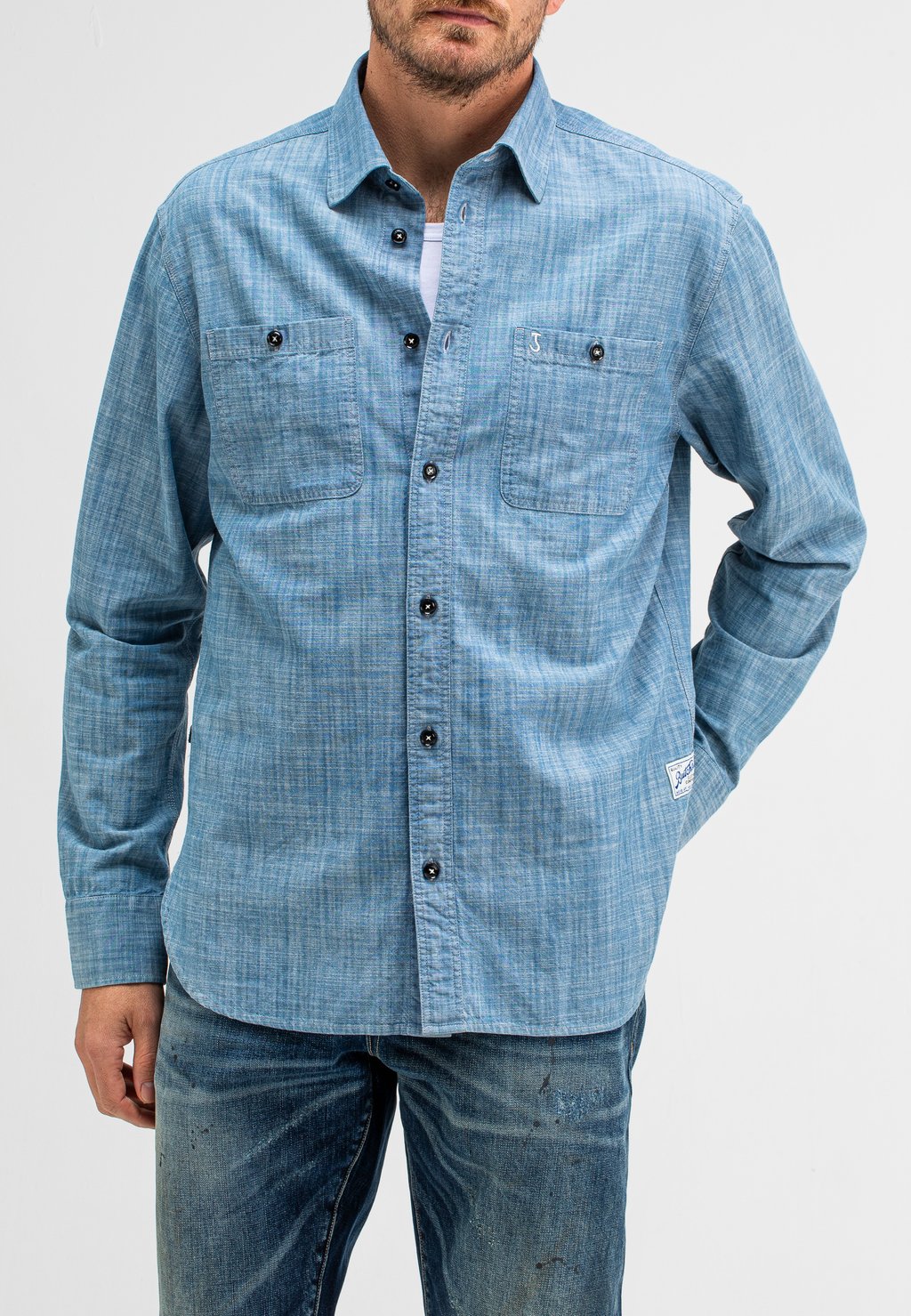 Рубашка AIDAN WORKER Butcher of Blue, светло-голубой
Рубашка AIDAN WORKER Butcher of Blue, светло-голубой