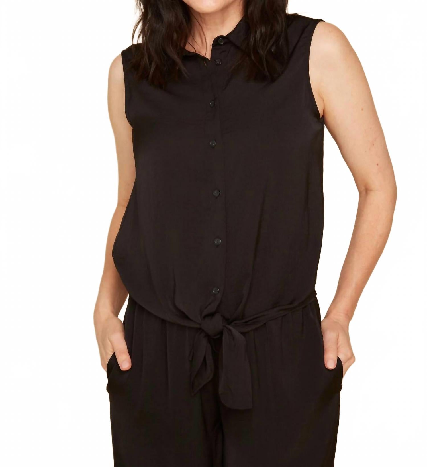 Майка с завязками спереди, черная Renuar, черный
Майка с завязками спереди, черная Renuar, черный