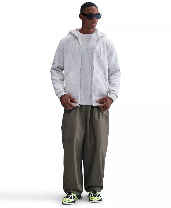 Мужская флисовая толстовка с капюшоном на молнии Nike, серый
Мужская флисовая толстовка с капюшоном на молнии Nike, серый