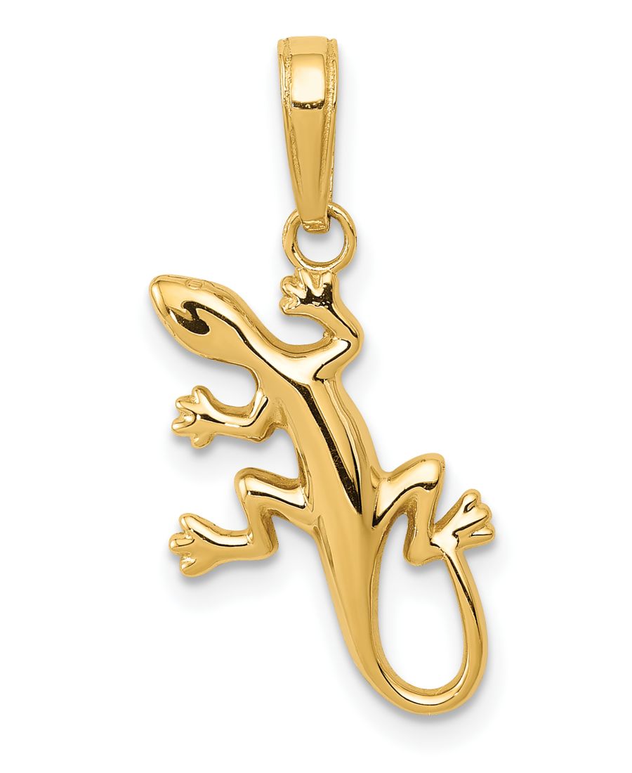 Кулон в виде геккона из 14-каратного желтого золота Macy's, Gold
Кулон в виде геккона из 14-каратного желтого золота Macy's, Gold