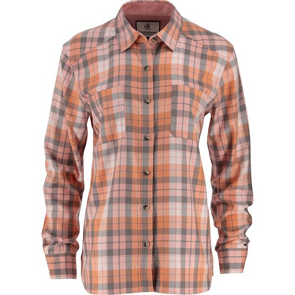 Женская фланелевая рубашка legendary comfort fit Legendary Whitetails, Cozy Pumpkin Plaid
Женская фланелевая рубашка legendary comfort fit Legendary Whitetails, Cozy Pumpkin Plaid