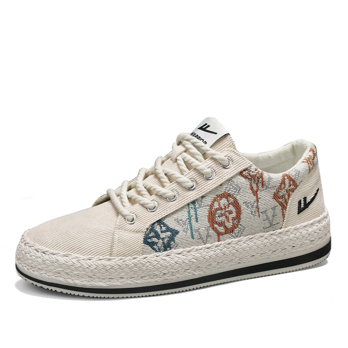 Кроссовки для скейтбординга мужские низкие черные WARRIOR, экрю
Кроссовки для скейтбординга мужские низкие черные WARRIOR, экрю